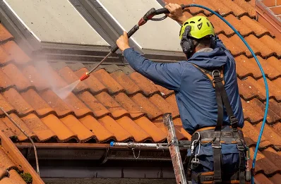 Démoussage et hydrofuge de toiture à Mesland